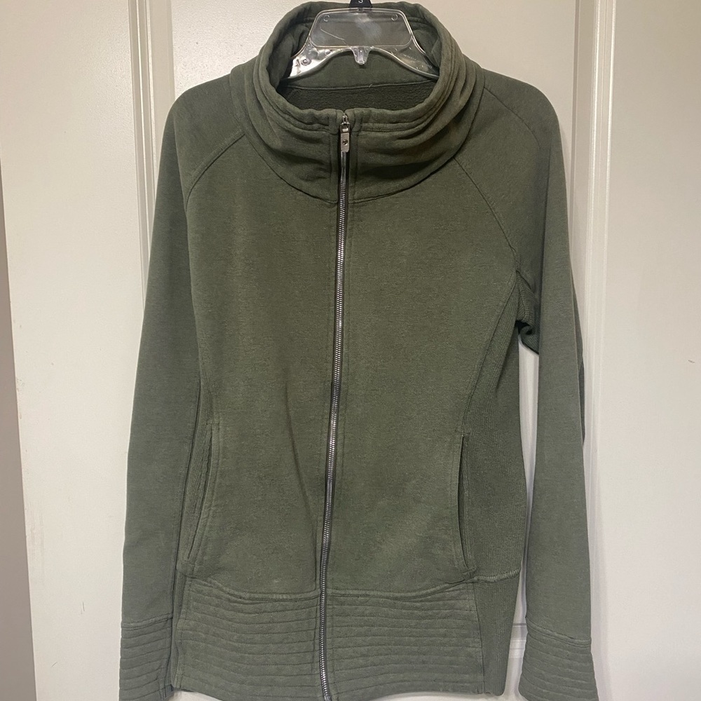 Lululemon Jacket, sz 12, Olive Green, Longer Length